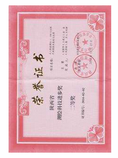 湖南省科學(xué)技術(shù)進(jìn)步獎證書